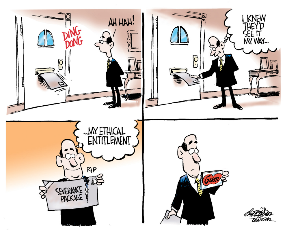 Dingwall gets his severance package