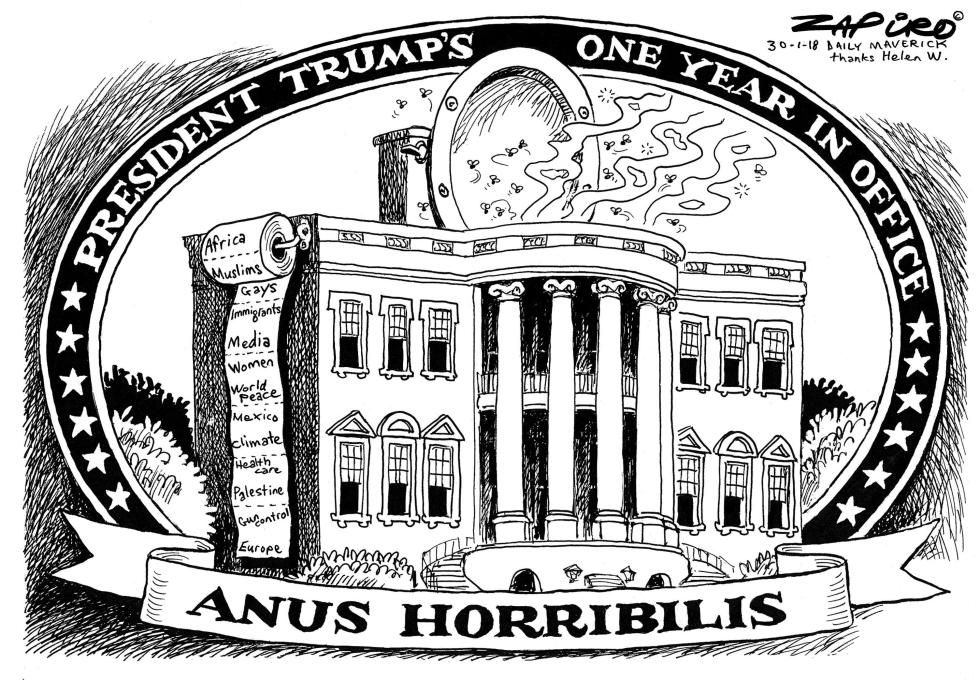 ANUS HORRIBILIS by Zapiro