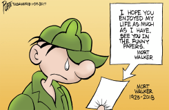 MORT WALKER by Bruce Plante