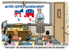 STUDENT NAMES THE TWO POLITICAL PARTIES by R.J. Matson