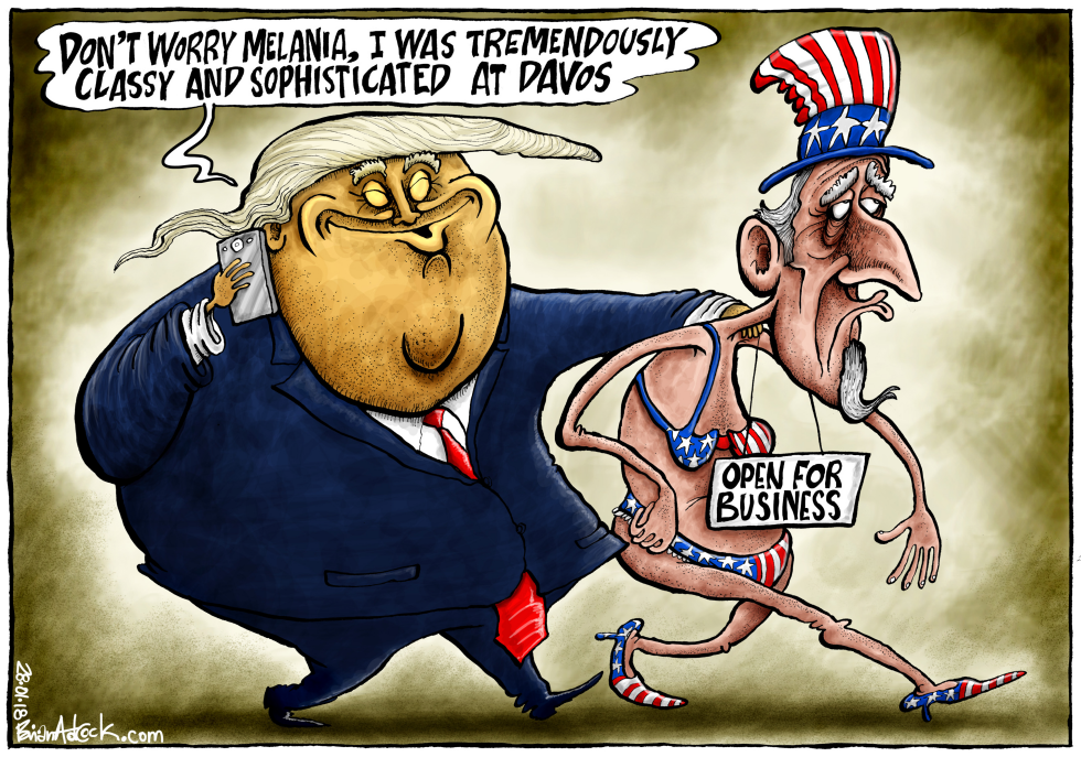Classy Trump at Davos