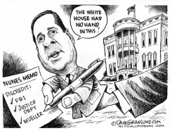 NUNES MEMO by Dave Granlund