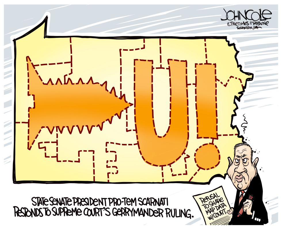 LOCAL PA Scarnati and gerrymandering