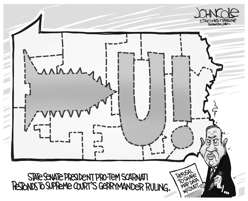 LOCAL PA Scarnati and gerrymandering BW