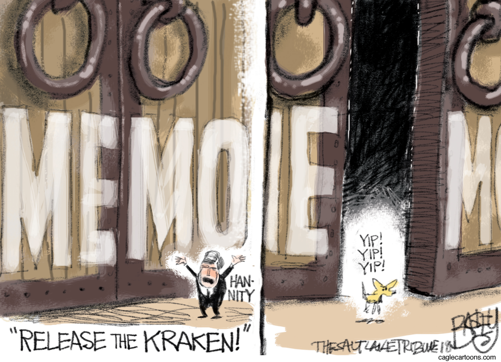  RELEASE THE MEMO by Pat Bagley