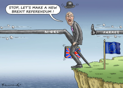 NIGEL FARAGE by Marian Kamensky