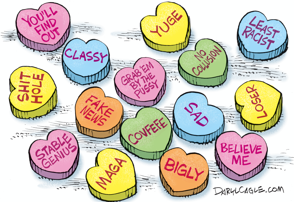  TRUMP VALENTINES CANDY UNCENSORED by Daryl Cagle