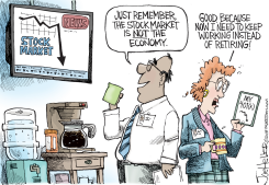 STOCK MARKET by Joe Heller