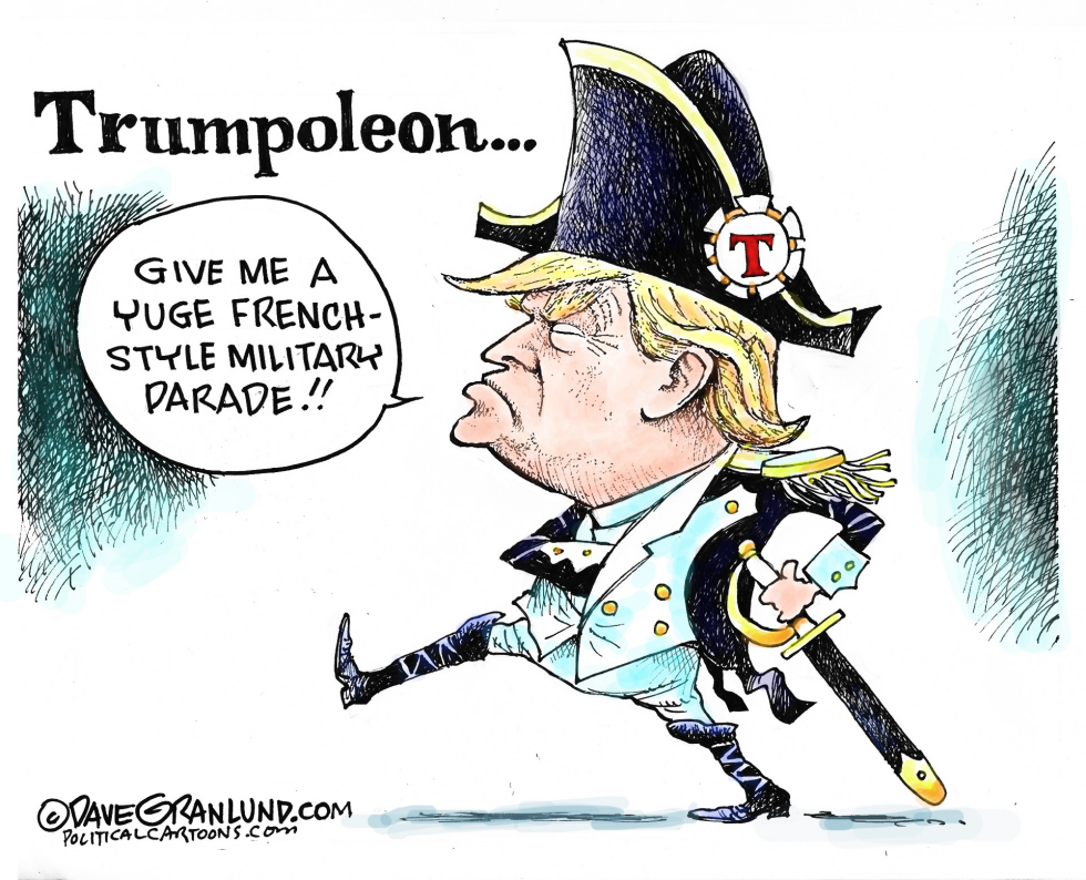 Trump wants parade COLOR