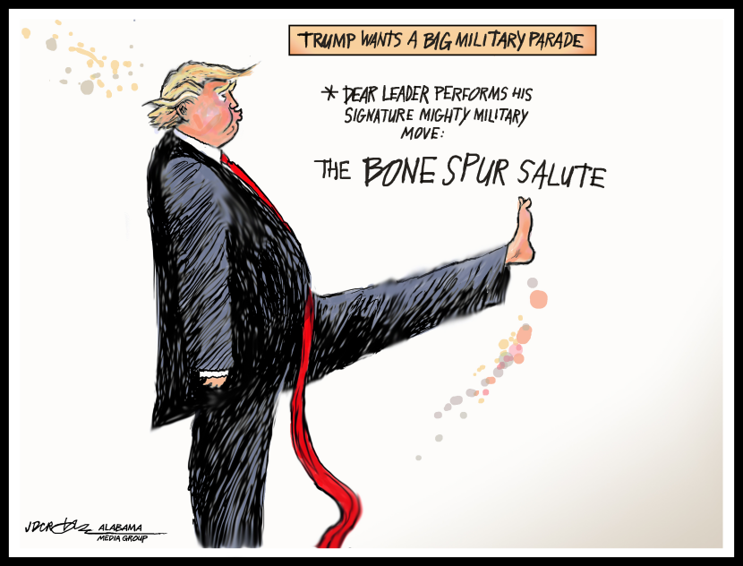 Trump wants a military parade