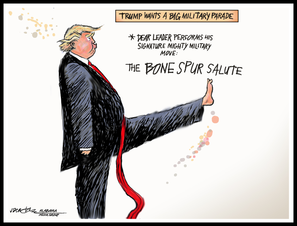 Trump wants a military parade