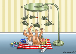 MILITARY PARADE by Marian Kamensky