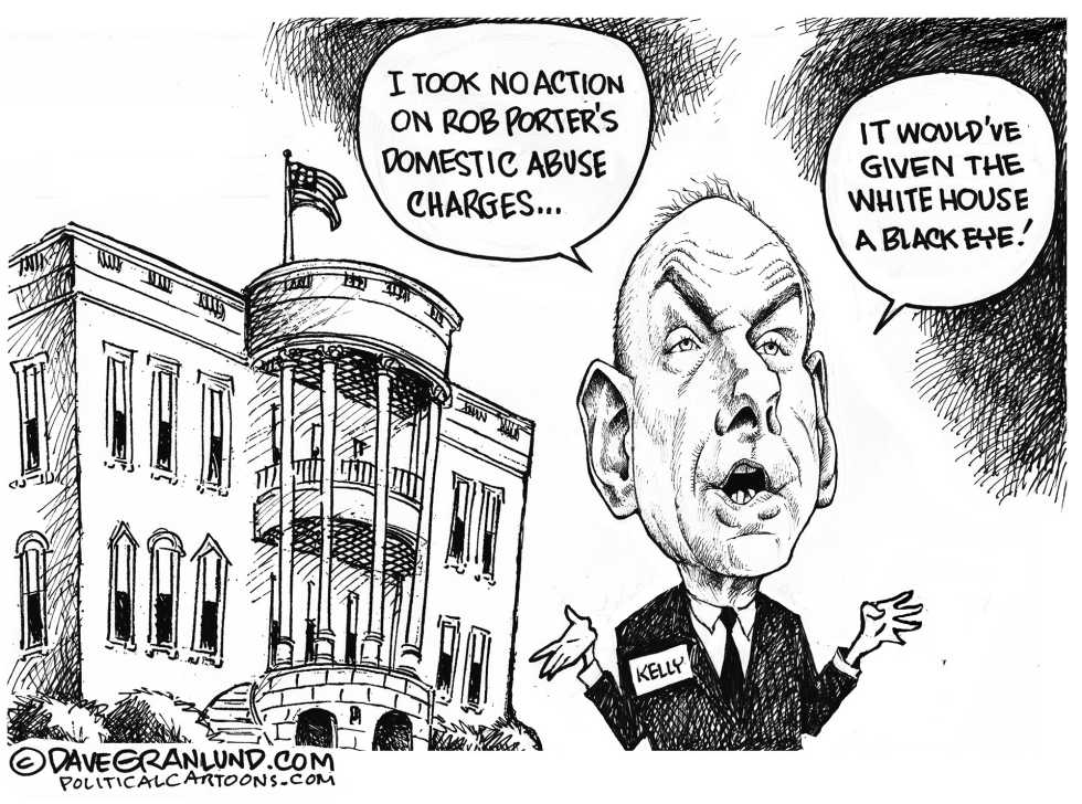 Gen Kelly and Rob Porter