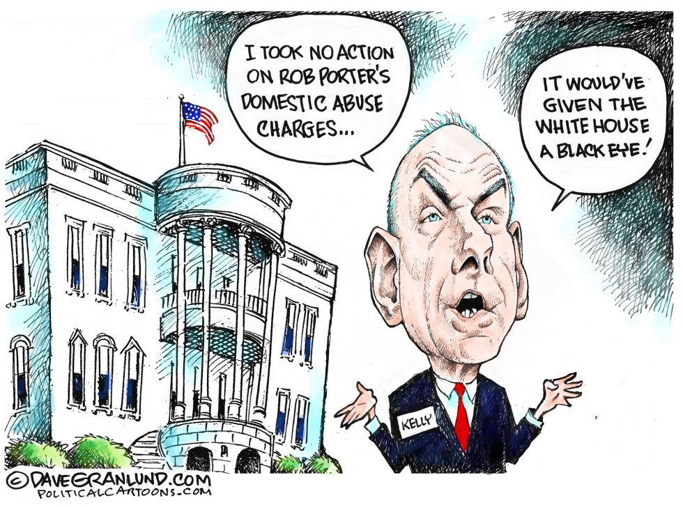  GEN KELLY AND ROB PORTER by Dave Granlund