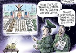 MILITARY PARADE by Joe Heller