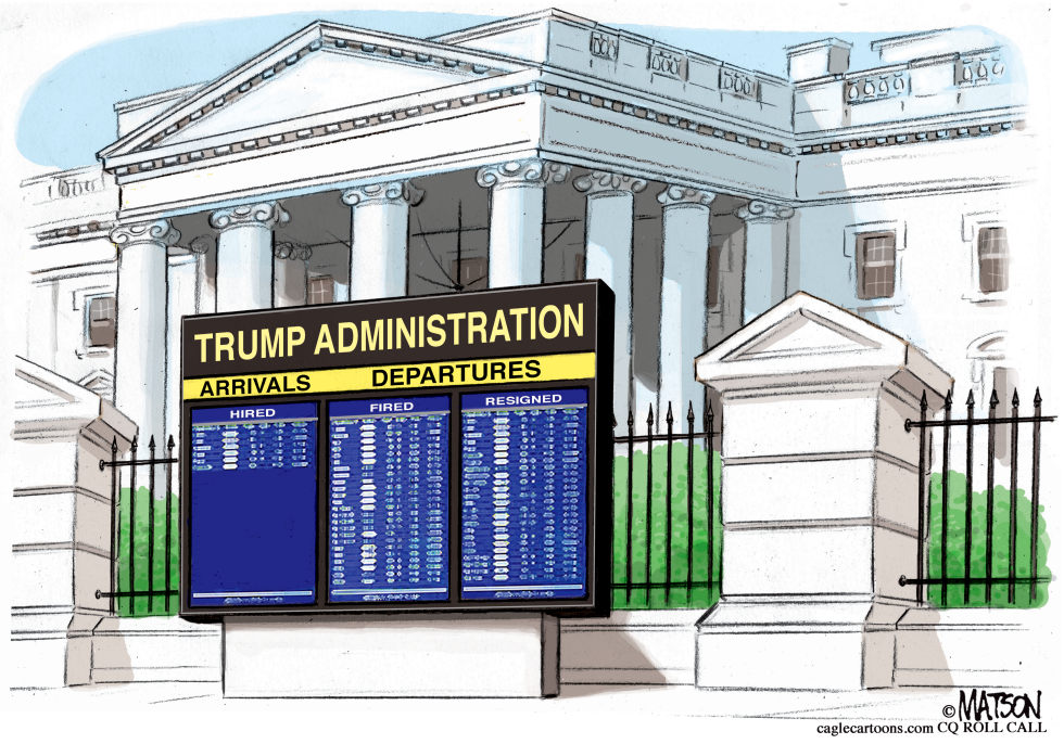  TRUMP ADMINISTRATION FLIGHT TRACKER by RJ Matson