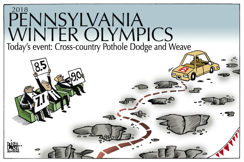 PENNSYLVANIA POTHOLES, COLOR