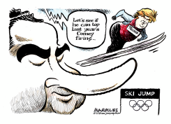 TRUMP AND NIXON  by Jimmy Margulies