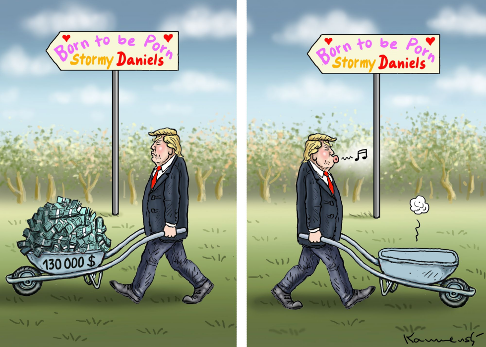 Trump and Stormy Daniels