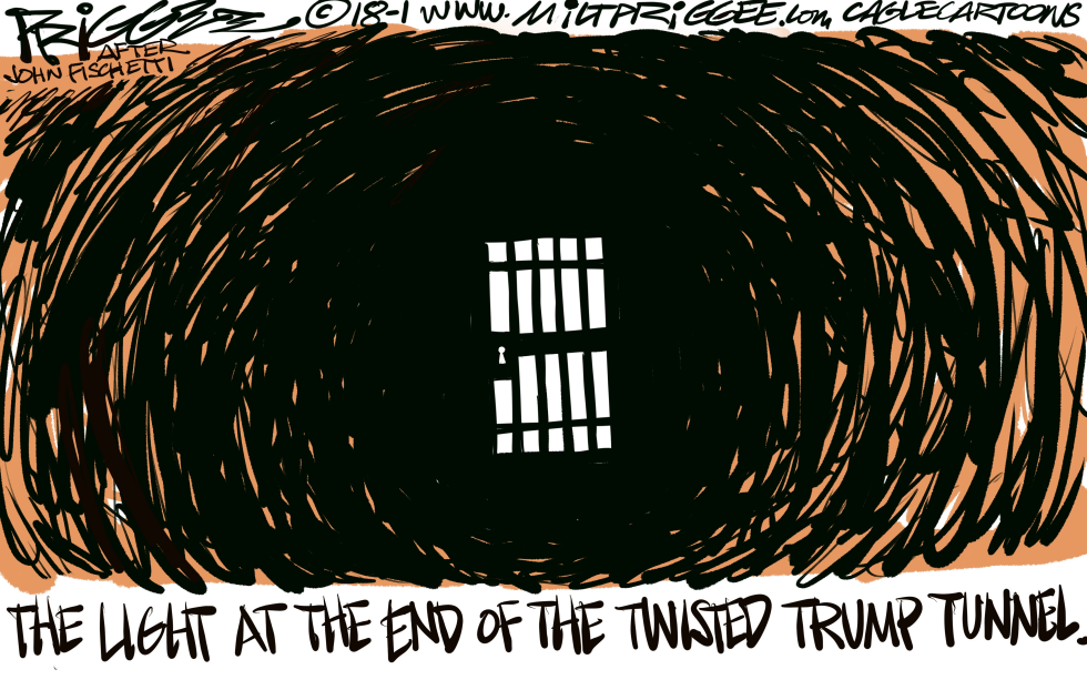  TRUMP TUNNEL by Milt Priggee