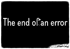THE END OF AN ERROR by Zapiro