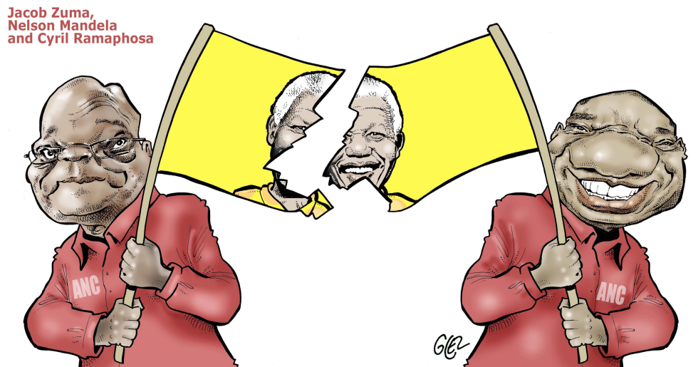 Zuma, Mandela and Ramaphosa