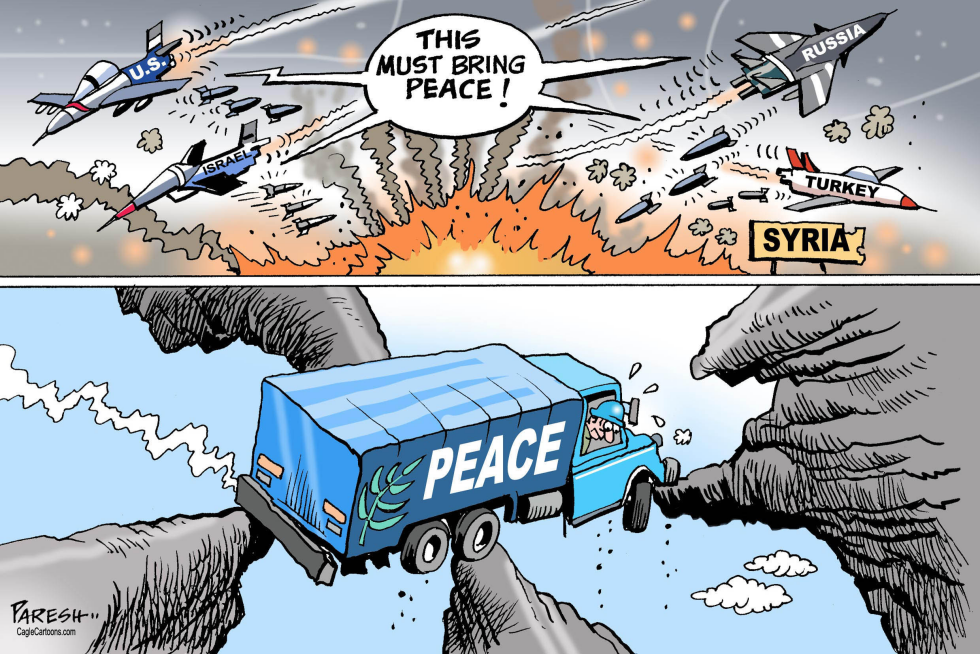  BOMBING FOR PEACE by Paresh Nath