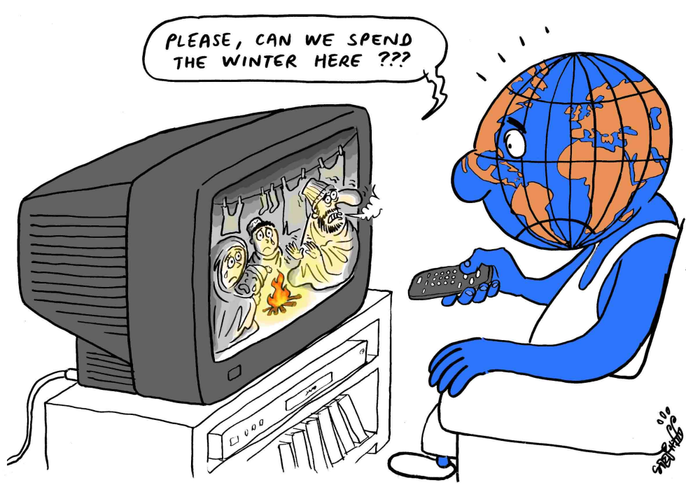 Seeking shelter in the headlines
