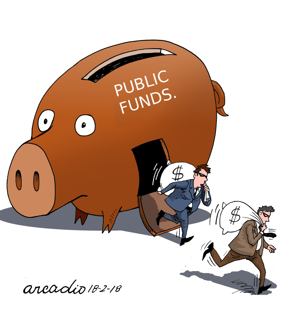 Politicians and public funds
