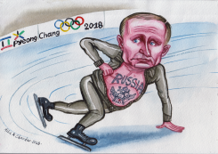PUTIN AT THE OLYMPICS by Alla and Chavdar
