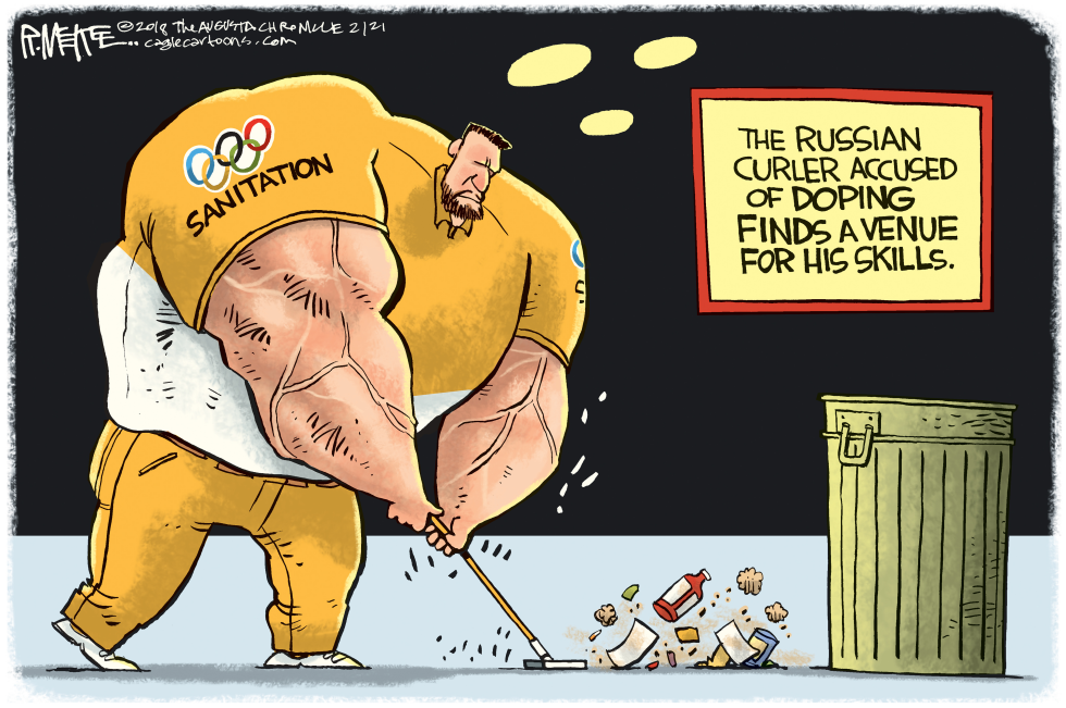  RUSSIAN CURLER DOPING by Rick McKee