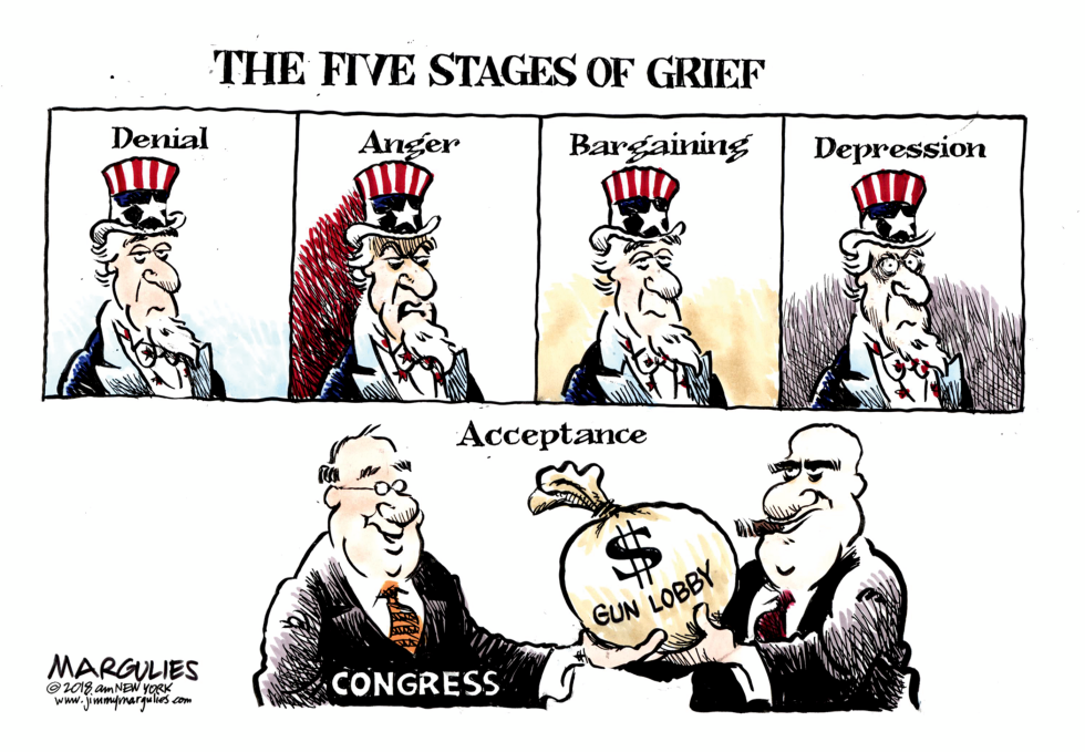 The Five Stages of Grief color