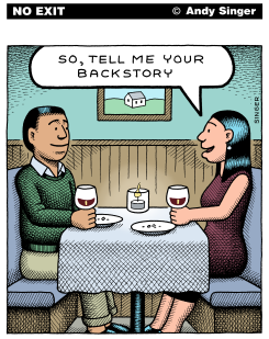 BACKSTORY  VERSION by Andy Singer