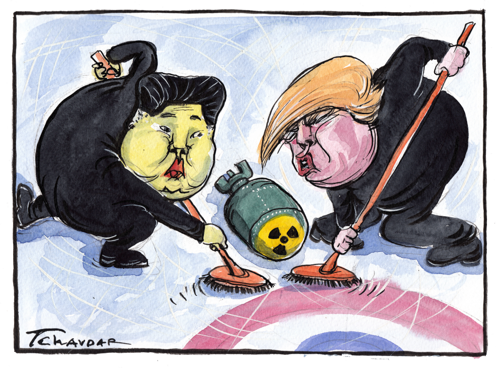 Trump Curling With North Korea