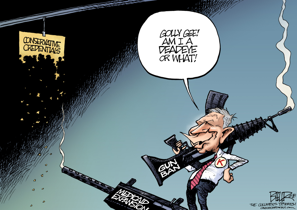 John Kasich Goes Shooting