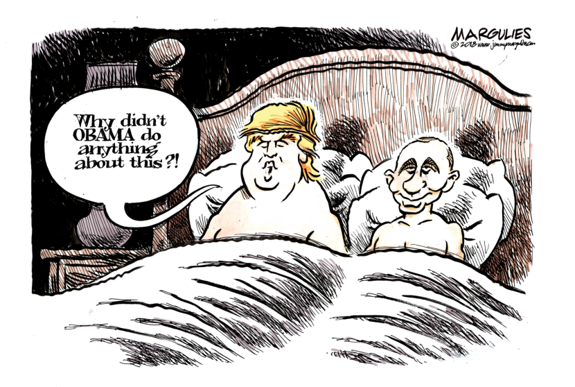 Trump and Russia color