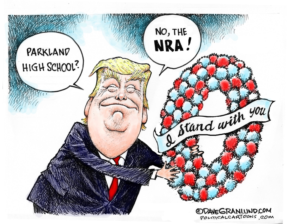  TRUMP AND PARKLAND HS SHOOTING by Dave Granlund