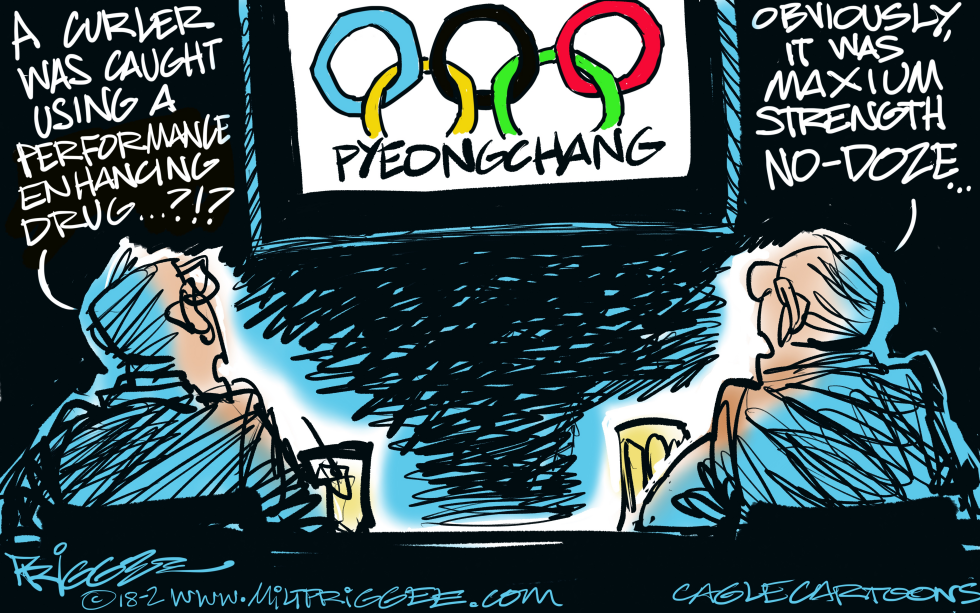  CURLING by Milt Priggee