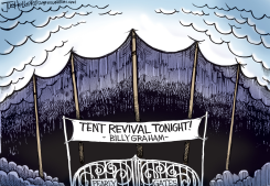 BILLY GRAHAM by Joe Heller