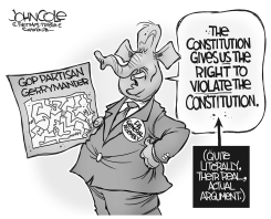 LOCAL PA GOP GERRYMANDERING BW by John Cole
