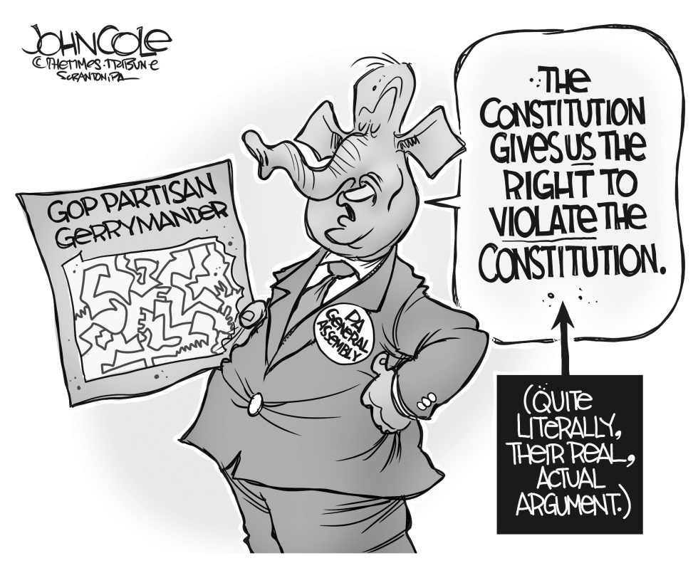 LOCAL PA GOP Gerrymandering BW