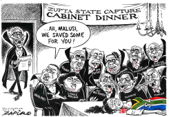 CABINET DINNER by Zapiro