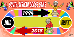 SOUTH AFRICAN GOOSE GAME by Damien Glez