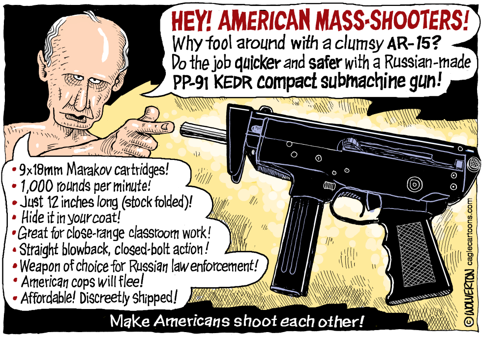  RUSSIAN GUN TROLLING by Wolverton