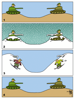 SNOW AND WAR AND PEACE by Arend Van Dam
