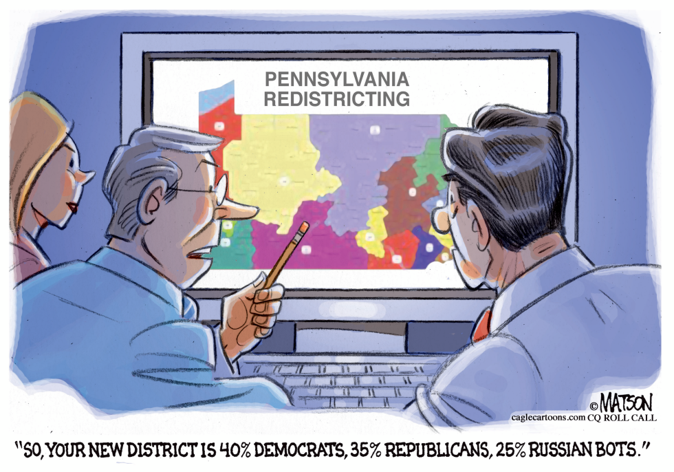  NEW PENNSYLVANIA CONGRESSIONAL DISTRICTS by RJ Matson