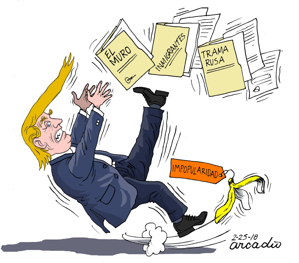 La impopularidad de Trump