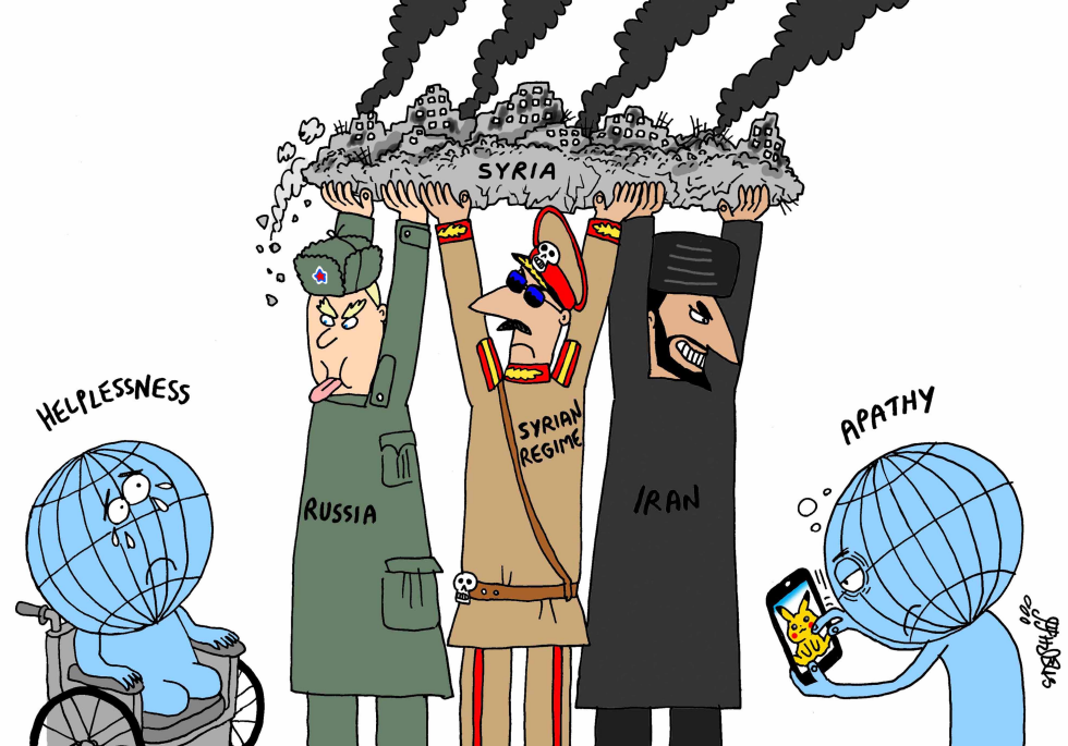 Apathy and helplessness of the world
