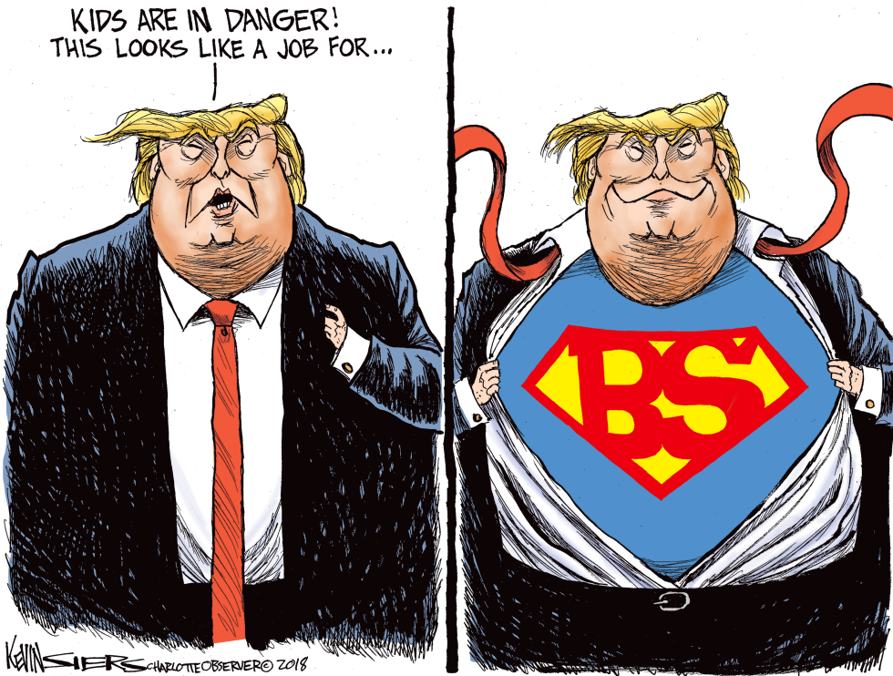  DONALD TRUMP SUPERHERO by Kevin Siers