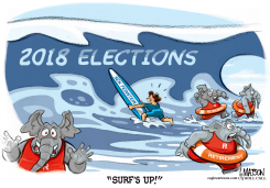 WHO FEARS THE 2018 ELECTIONS BLUE WAVE by R.J. Matson